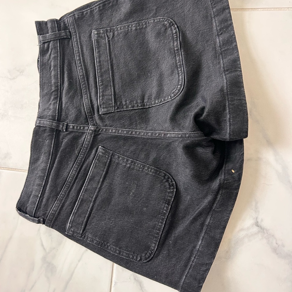 Madewell Black Denim Shorts